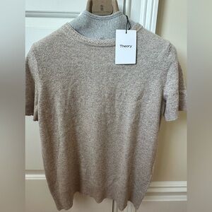 Theory Beige Knit Sweater